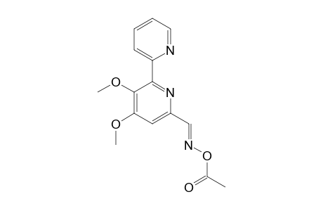 CAERULOMYCIN-C-MONOACETATE;3,4-DIMETHOXY-2,2'-DIPYRIDYL-6-(E)-ALDOXIME-ACETATE