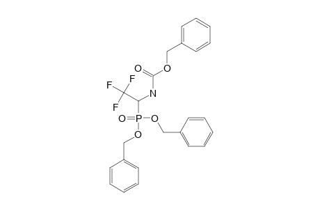 N-[1-[bis(benzyloxy)phosphoryl]-2,2,2-trifluoro-ethyl]carbamic acid benzyl ester