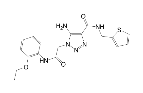 5-amino-1-[2-(2-ethoxyanilino)-2-oxoethyl]-N-(2-thienylmethyl)-1H-1,2,3-triazole-4-carboxamide