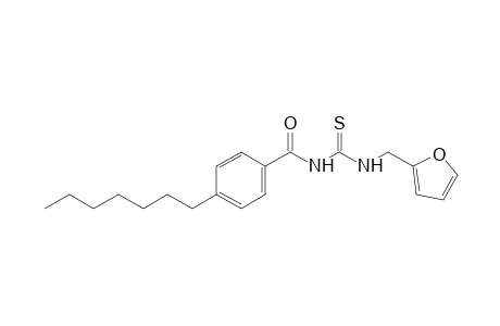 1-furfuryl-3-(p-heptylbenzoyl)-2-thiourea
