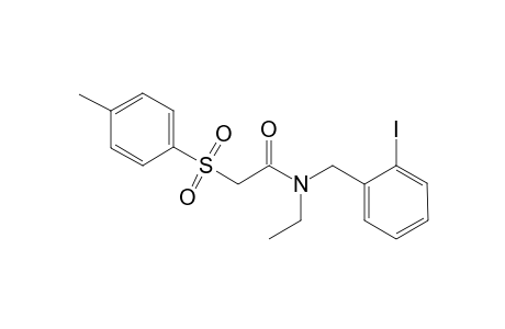N-ethyl-N-(2-iodobenzyl)-2-tosyl-acetamide