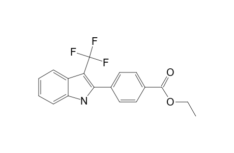 2-(4-ETHOXYCARBONYLPHENYL)-3-(TRIFLUOROMETHYL)-INDOLE