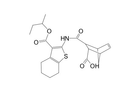 3-({[3-(sec-butoxycarbonyl)-4,5,6,7-tetrahydro-1-benzothien-2-yl]amino}carbonyl)bicyclo[2.2.1]hept-5-ene-2-carboxylic acid