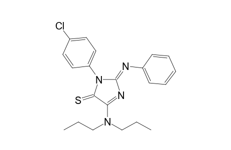 1-(4-Chlorophenyl)-4-(di-n-propylamino)-2-(phenylimino)-3-imidazoline-5-thione