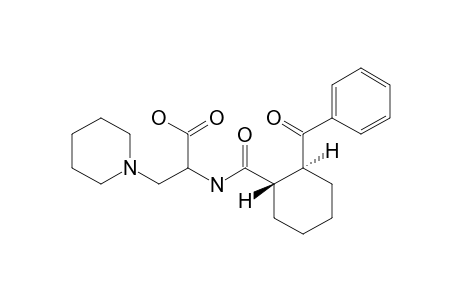 2-[(2-BENZOYLCYCLOHEXANE)-CARBOXAMIDO]-3-(PIPERIDIN-1-YL)-PROPANOIC-ACID