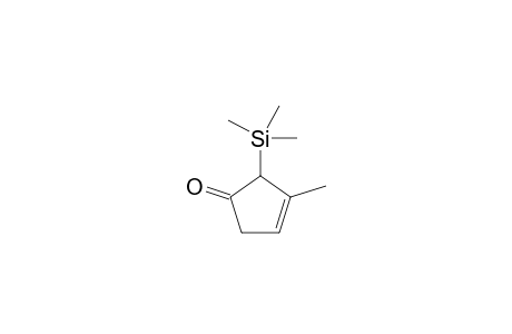 2-Trimethylsilyl-3-methylcyclopentenone