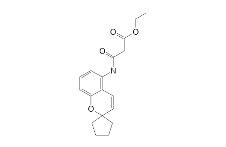 2-ETHOXYCARBONYL-N-[SPIRO-(2H-BENZO-[B]-PYRANO-2,1'-CYCLOPENTAN-5-YL)]-ACETAMIDE
