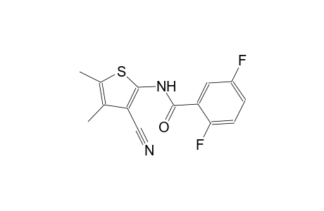 N-(3-cyano-4,5-dimethyl-2-thienyl)-2,5-difluorobenzamide