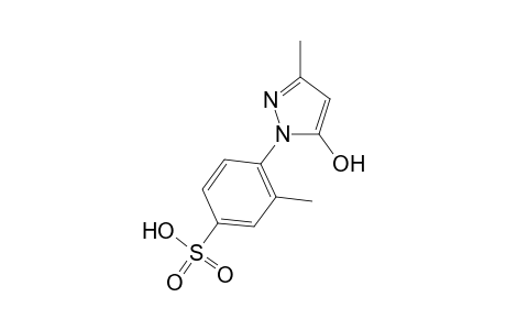 Benzenesulfonic acid, 4-(4,5-dihydro-3-methyl-5-oxo-1H-pyrazol-1-yl)-3-methyl-