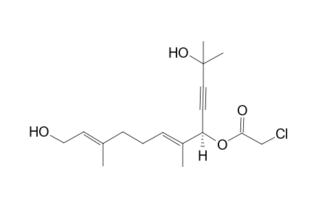 (E,E)-(S)-8-Chloroacetoxy-3,7,11-trimethyldodeca-2,6-dien-9-yne-1,11-diol