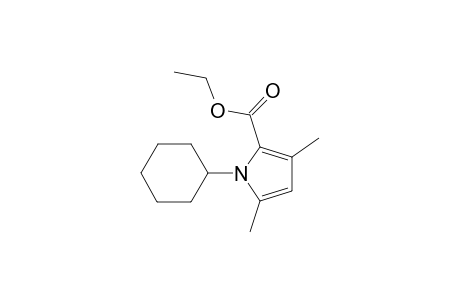 Ethyl-N-cyclohexyl-3,5-dimethylpyrrole-2-carboxylate