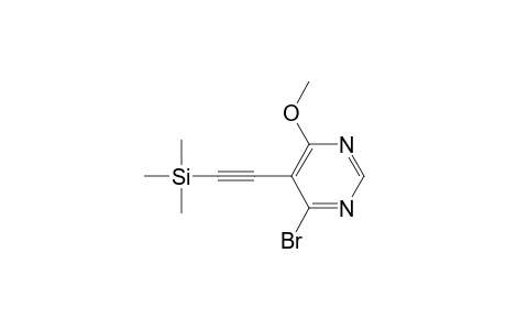 Pyrimidine, 4-bromo-6-methoxy-5-[(trimethylsilyl)ethynyl]-
