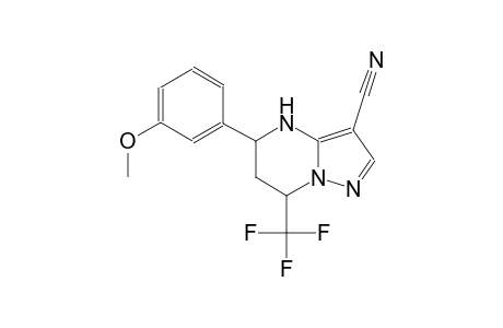 5-(3-methoxyphenyl)-7-(trifluoromethyl)-4,5,6,7-tetrahydropyrazolo[1,5-a]pyrimidine-3-carbonitrile
