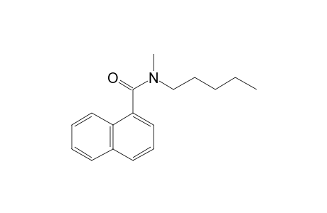 1-Naphthamide, N-methyl-N-pentyl-