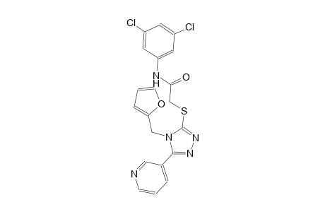 N-(3,5-dichlorophenyl)-2-{[4-(2-furylmethyl)-5-(3-pyridinyl)-4H-1,2,4-triazol-3-yl]sulfanyl}acetamide
