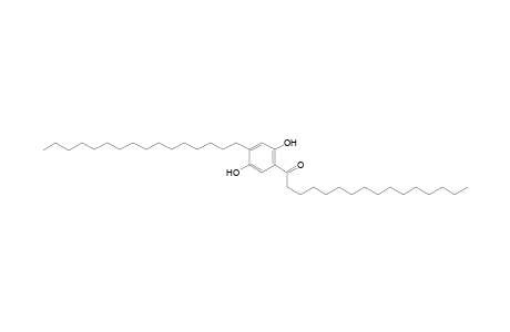 1-Hexadecanone, 1-(4-hexadecyl-2,5-dihydroxyphenyl)-