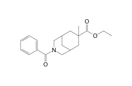Ethyl 3-benzoyl-7-methyl-3-azabicyclo[3.3.1]nonane-7-carboxylate
