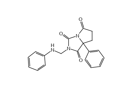 2-(ANILINOMETHYL)-7,7a-DIHYDRO-7a-PHENYL-1H-PYRROLO[1,2-c]IMIDAZOLE-1,3,5(2H,6H)-TRIONE