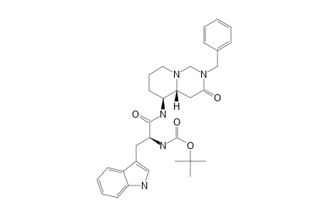 (4A-R*,5-S*)-2-BENZYL-5-[N-(TERT.-BUTOXYCARBONYL)-L-TRYPTOPHYL]-AMINO-3-OXOPERHYDROPYRIDO-[1,2-C]-PYRIMIDINE