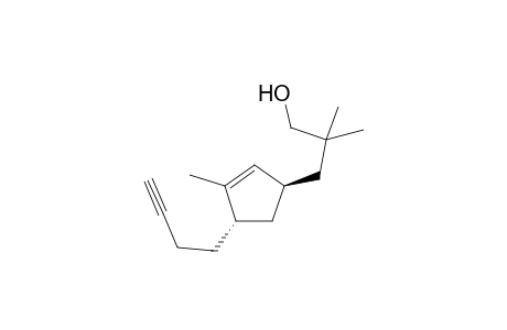 3-[4'-(But-3"-yny)-3'-methylcyclopent-2'-enyl]-2,2-dimethylpropan-1-ol