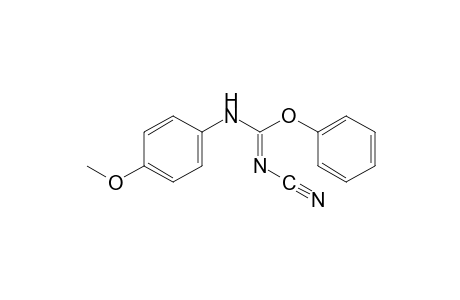 1-cyano-3-(p-methoxyphenyl)-2-phenylpseudourea