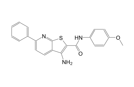 thieno[2,3-b]pyridine-2-carboxamide, 3-amino-N-(4-methoxyphenyl)-6-phenyl-