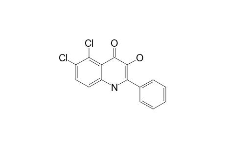 2-PHENYL-3-HYDROXY-5,6-DICHLORO-QUINOLIN-4(1H)-ONE