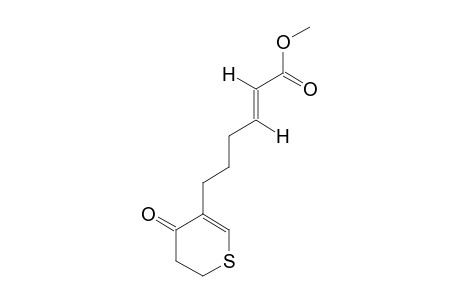 METHYL_(E)-6-(3,4-DIHYDRO-4-OXO-2-H-THIOPYRAN-5-YL)-2-HEXENOATE