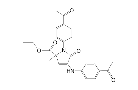 ethyl 4-(4-acetylanilino)-1-(4-acetylphenyl)-2-methyl-5-oxo-2,5-dihydro-1H-pyrrole-2-carboxylate