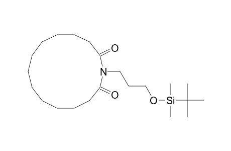 1-[3'-([TERT.-BUTYL)-DIMETHYLSILYL]-OXY)-PROPYL]-1-AZACYCLOTETRADECANE-2,14-DIONE