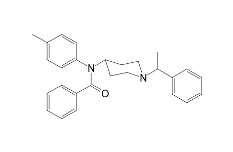 N-4-methylphenyl-N-[1-(1-phenylethyl)piperidin-4-yl]benzamide