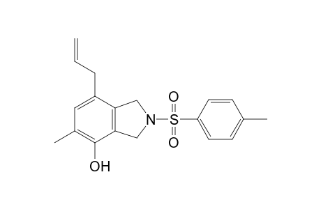 6-Methyl-7-hydroxy-4-prop-2-enyl-N-tosyl-2,3-dihydro-1H-isoindole