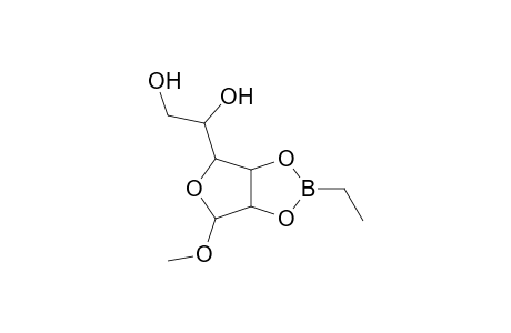 beta-D-MANNOFURANOSIDE, METHYL-2,3-O-(ETHYLBORANDIYL)-