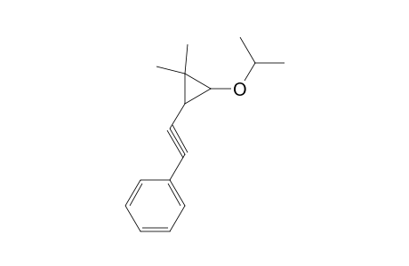 Cyclopropane, 1,1-dimethyl-2-(1-methylethoxy)-3-(2-phenylethynyl)-