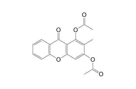 9H-Xanthen-9-one, 1,3-bis(acetyloxy)-2-methyl-