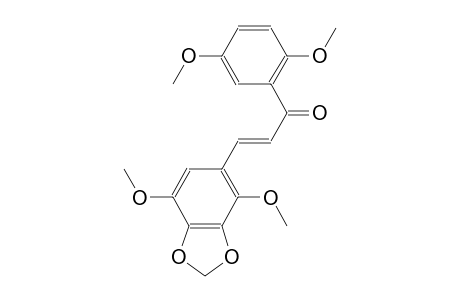 2-propen-1-one, 3-(4,7-dimethoxy-1,3-benzodioxol-5-yl)-1-(2,5-dimethoxyphenyl)-, (2E)-