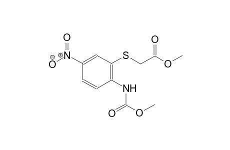 Methyl ((2-[(methoxycarbonyl)amino]-5-nitrophenyl)sulfanyl)acetate