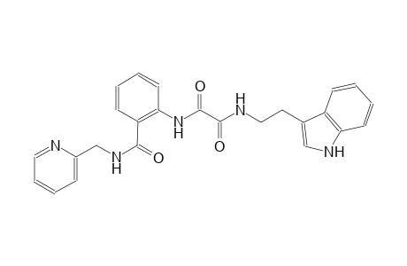ethanediamide, N~1~-[2-(1H-indol-3-yl)ethyl]-N~2~-[2-[[(2-pyridinylmethyl)amino]carbonyl]phenyl]-