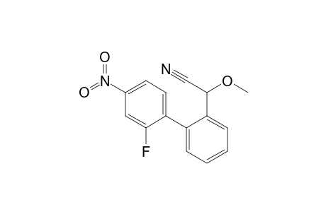 2-Methoxy-2-(2-fluoro-4-nitrophenyl)phenylacetonitrile