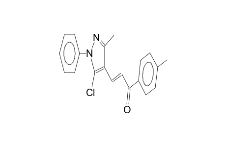 1-phenyl-3-methyl-4-[2-(4-methylbenzoyl)ethenyl]-5-chloropyrazole