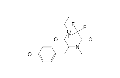 L-Tyrosine, N-trifluoroacetyl-N-methyl-, ethyl ester