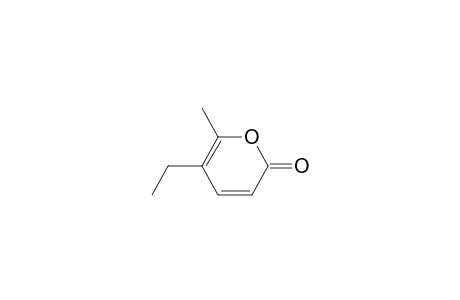 2H-Pyran-2-one, 5-ethyl-6-methyl-