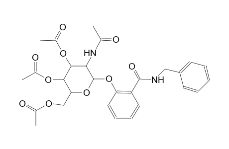benzamide, N-(phenylmethyl)-2-[[3,4,6-tri-O-acetyl-2-(acetylamino)-2-deoxy-beta-D-glucopyranosyl]oxy]-