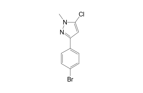 3-(4-BROMOPHENYL)-5-CHLORO-1-METHYL-PYRAZOLE