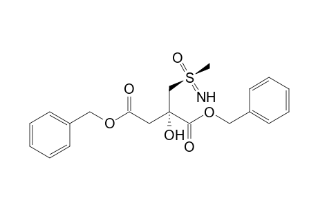 [S-(2R*,R*)]-2-Hydroxy-2-[(S-methylsulfonimidoyl)methyl]butanedioic acid dibenzyl ester