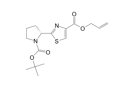 ALLYL-(S)-2-[1-(TERT.-BUTOXYCARBONYL)-PYRROLIDIN-2-YL]-THIAZOLE-4-CARBOXYLATE
