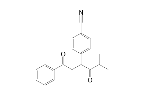 3-(4-Cyanophenyl)-5-methyl-1-phenylhexane-1,4-dione