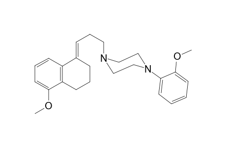 (E)-1-(2-Methoxyphenyl)-4-[1-(5-methoxy-1,2,3,4-tetrahydronaphthalen-1-yl)-(1E)-propylidene-3-yl]piperazine