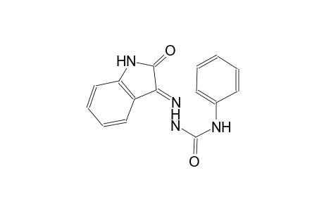 1H-indole, 2,3-dihydro-2-oxo-3-[[(phenylamino)carbonyl]hydrazono]-, (3E)-