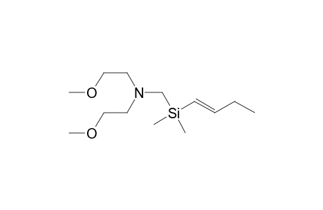 Ethanamine, N-[(1-butenyldimethylsilyl)methyl]-2-methoxy-N-(2-methoxyethyl)-, (E)-